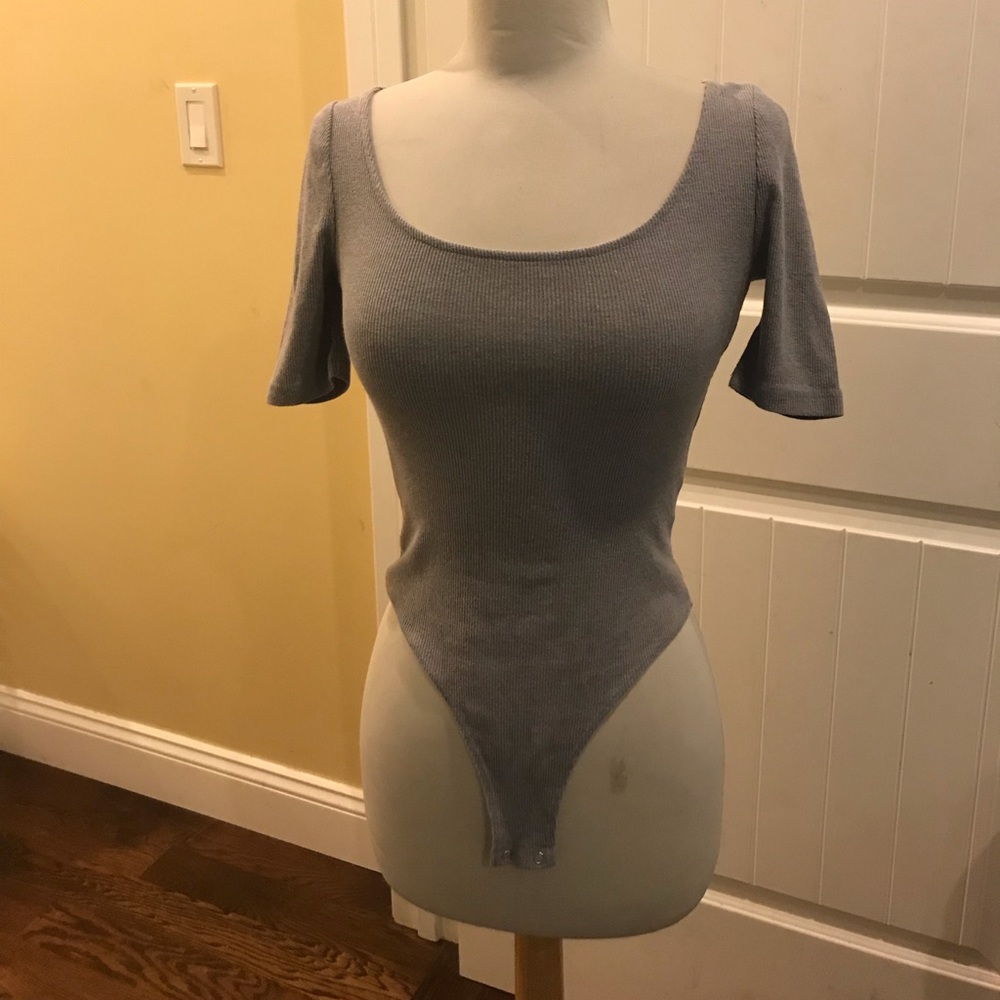 Grey bodysuit